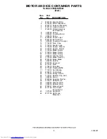 Preview for 8 page of KitchenAid KSRS25QFBL00 Parts List