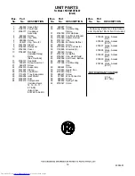 Preview for 18 page of KitchenAid KSRS25QFBL00 Parts List