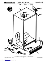 Предварительный просмотр 1 страницы KitchenAid KSRS25QGAL00 Parts List