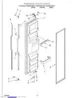 Предварительный просмотр 13 страницы KitchenAid KSRS25QGAL01 Parts List