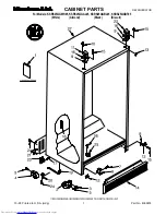 Preview for 1 page of KitchenAid KSRS25QGAL05 Cabinet Parts