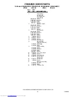 Preview for 12 page of KitchenAid KSRS25QGAL05 Cabinet Parts