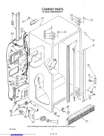 Предварительный просмотр 2 страницы KitchenAid KSRS25QWH11 Parts List