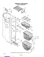 Предварительный просмотр 9 страницы KitchenAid KSRS25QWWH13 Parts List