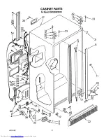 Предварительный просмотр 2 страницы KitchenAid KSRS25QXAL Parts List