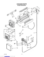 Предварительный просмотр 26 страницы KitchenAid KSRS25QXAL Parts List