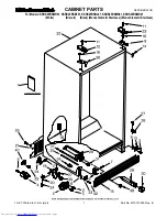 Preview for 1 page of KitchenAid KSRS25RSBL01 Cabinet Parts