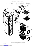 Предварительный просмотр 5 страницы KitchenAid KSRS25RVBL - 25.4 cu. Ft. Refrigerator Parts Manual