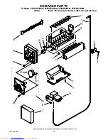 Предварительный просмотр 19 страницы KitchenAid KSRS25RVBL - 25.4 cu. Ft. Refrigerator Parts Manual