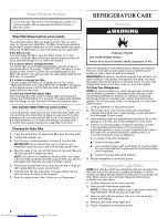 Preview for 8 page of KitchenAid KSRS25RVBL03 User Instructions