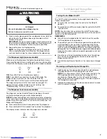 Предварительный просмотр 7 страницы KitchenAid KSRV22FVBL - Architect II Series 21.6 Cub User Instructions