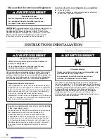 Предварительный просмотр 20 страницы KitchenAid KSRV22FVBL - Architect II Series 21.6 Cub User Instructions