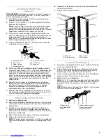 Предварительный просмотр 7 страницы KitchenAid KSRV22FVMS - 21.6 cu. Ft. Refrigerator Installation Instructions Manual