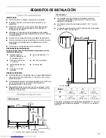 Предварительный просмотр 11 страницы KitchenAid KSRV22FVMS - 21.6 cu. Ft. Refrigerator Installation Instructions Manual