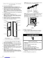 Предварительный просмотр 16 страницы KitchenAid KSRV22FVMS - 21.6 cu. Ft. Refrigerator Installation Instructions Manual