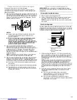 Предварительный просмотр 17 страницы KitchenAid KSRV22FVMS - 21.6 cu. Ft. Refrigerator Installation Instructions Manual