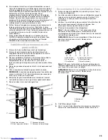 Предварительный просмотр 25 страницы KitchenAid KSRV22FVMS - 21.6 cu. Ft. Refrigerator Installation Instructions Manual