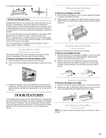 Preview for 19 page of KitchenAid KSRW25CRSS02 Use & Care Manual