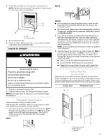 Предварительный просмотр 9 страницы KitchenAid KSRX25FNST03 Use & Care Manual