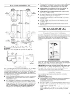 Предварительный просмотр 11 страницы KitchenAid KSRX25FNST03 Use & Care Manual