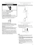 Preview for 5 page of KitchenAid KSSC25FKS01 Use & Care Manual