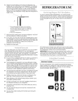 Preview for 9 page of KitchenAid KSSC25FKS01 Use & Care Manual