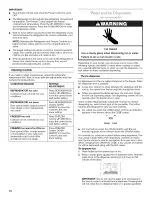 Preview for 10 page of KitchenAid KSSC25FKS01 Use & Care Manual