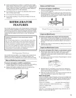 Preview for 13 page of KitchenAid KSSC25FKS01 Use & Care Manual