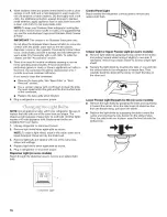 Preview for 16 page of KitchenAid KSSC25FKS01 Use & Care Manual