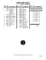 Предварительный просмотр 18 страницы KitchenAid KSSC36FKB01 Parts List