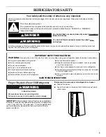 Preview for 3 page of KitchenAid KSSC36FMS00 Use & Care Manual