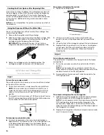 Preview for 10 page of KitchenAid KSSC36FMS00 Use & Care Manual