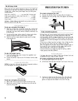 Preview for 12 page of KitchenAid KSSC36FMS00 Use & Care Manual