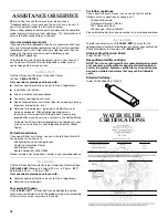 Preview for 18 page of KitchenAid KSSC36FMS00 Use & Care Manual