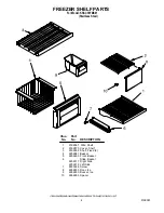 Предварительный просмотр 4 страницы KitchenAid KSSC36FMS01 Parts List