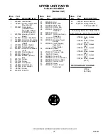 Предварительный просмотр 18 страницы KitchenAid KSSC36FMS01 Parts List