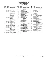 Предварительный просмотр 2 страницы KitchenAid KSSC36FMS02 Parts List