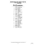 Предварительный просмотр 10 страницы KitchenAid KSSC36FMS02 Parts List