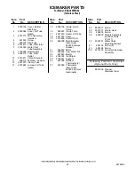 Предварительный просмотр 22 страницы KitchenAid KSSC36FMS02 Parts List