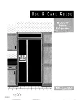 KitchenAid KSSC36MFS05 Use & Care Manual предпросмотр