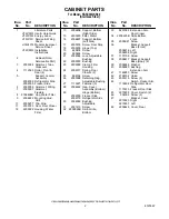 Предварительный просмотр 2 страницы KitchenAid KSSC36QKS00 Parts List