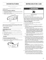 Preview for 13 page of KitchenAid KSSC36QMS00 Use & Care Manual