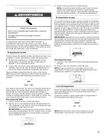 Preview for 27 page of KitchenAid KSSC36QMS00 Use & Care Manual