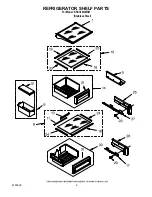 Предварительный просмотр 9 страницы KitchenAid KSSC36QMS01 Parts List