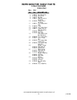 Предварительный просмотр 10 страницы KitchenAid KSSC36QMS01 Parts List