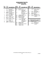 Preview for 26 page of KitchenAid KSSC36QMS02 Parts List