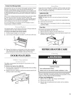 Preview for 13 page of KitchenAid KSSC36QMS03 Use & Care Manual