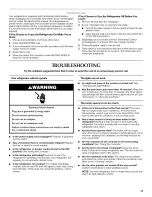 Preview for 15 page of KitchenAid KSSC36QMS03 Use & Care Manual