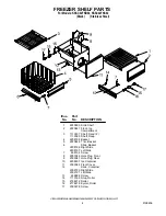 Preview for 4 page of KitchenAid KSSC42FKB02 Parts List