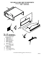 Preview for 8 page of KitchenAid KSSC42FKB02 Parts List